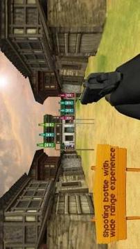 Real 3D Bottle Shooting : Offline Shooting Game游戲截圖1