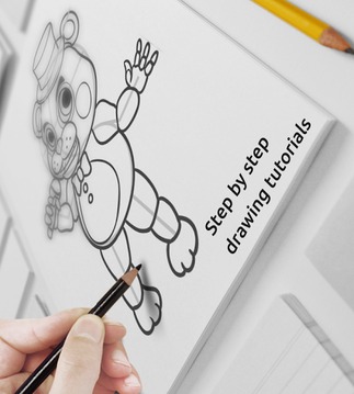 Learn how to draw FNAF游戲截圖1