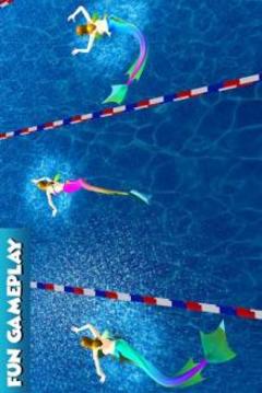 Mermaid Water Swimming Tournament游戲截圖2