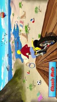 Beach Jumping Motocross 3D Traffic Racer游戲截圖2