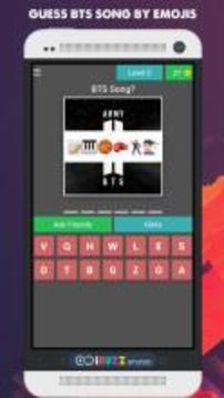 Guess BTS Song by Emojis Kpop Quiz Game游戲截圖3