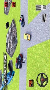 Cops vs Car Racers: Highway Police hot Pursuit 3D游戲截圖1