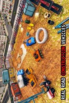 Mega City Road Construction- Excavator Simulator游戲截圖1