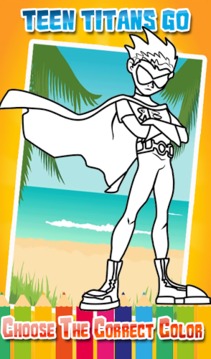 Coloring Pages For Titans游戲截圖1