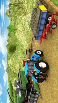 New Village Farming Tractor Parking Game 2018游戏截图3