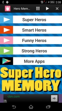 Super Hero Memory Game游戲截圖4