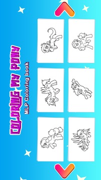 Coloring My Pony - MLP Coloring book游戲截圖4