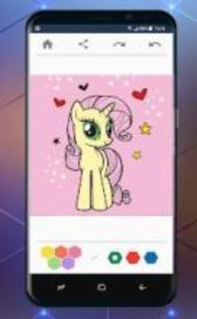 Unicorn Coloring Book - Color By Number游戲截圖1