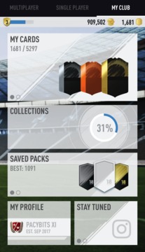 FUT 18 PACK OPENER by PacyBits游戲截圖2