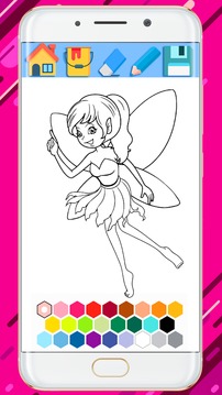 Fairy Coloring Book - Cut Fairy Coloring Book 2018游戲截圖4