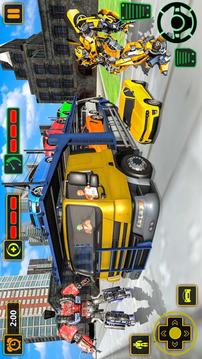Transform Robot Car Future Cargo Truck Simulator游戲截圖4