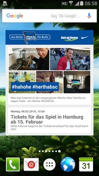 Hertha BSC Widget游戲截圖2