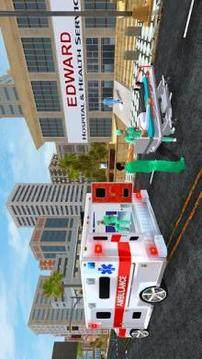 City Ambulance Rescue Simulator Games游戲截圖3