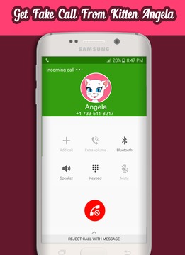 Call From Talking Angela游戲截圖2