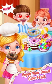 Sweet Donut Cake Maker游戲截圖2