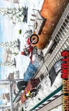Crazy Bike Train Stunts Tricky Master游戲截圖5