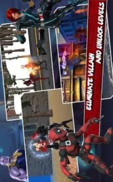 Crime Black Superheroes Dead Battle Fighter游戲截圖2