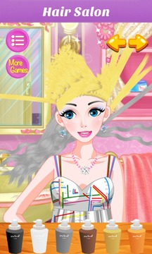 Sweet Princess Hair Salon游戏截图2