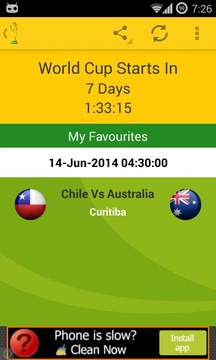 World Cup Soccer 2014 Brazil游戲截圖1