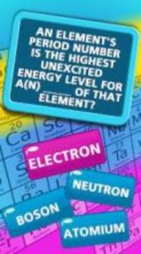 Periodic Table Of Elements Quiz游戲截圖4