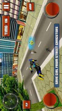Real Flying Superhero Rescue Mission 2018游戲截圖3