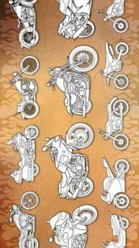 Motorcycles Coloring Pages游戲截圖5