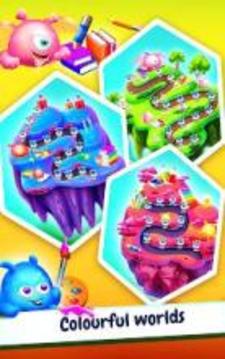 Jelly Monster Splash - Free Jelly Match 3 Mania游戲截圖2