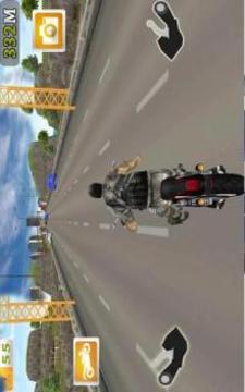 Bike rider in traffic.游戲截圖1