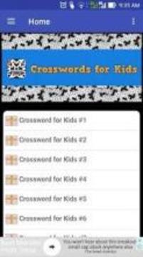 Crosswords for Kids游戲截圖4
