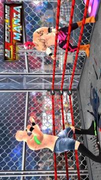 Wrestling Cage Mania - Free Wrestling Games : 2K18游戲截圖4
