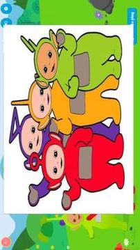 teletubbies for coloring游戲截圖5