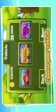 Mcqueen kids cars Hill climb racing游戲截圖2