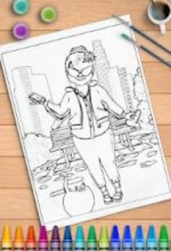 Grandma Drawing ColorBook游戲截圖3