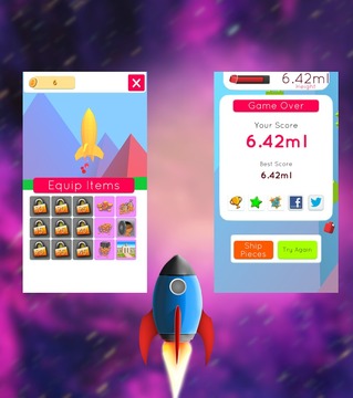 Doodle Rocket FLY游戲截圖4