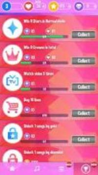 Pink Piano Tiles: KPOP游戲截圖1