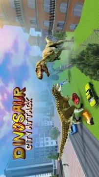 Angry Dinosaur Simulator Games: City Attack 3D游戲截圖2