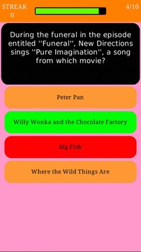 Trivia for Glee - Fan Quiz游戲截圖2