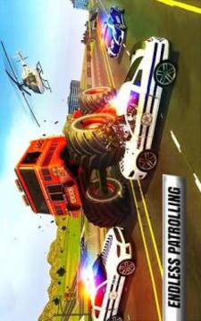 Police Car Simulator : Crime City Monster Chase 3D游戏截图2