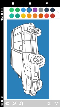 Japanese Cars Coloring Book游戲截圖1