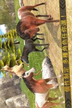 野馬 賽跑 草地 3D - 免費 馬 游戲游戲截圖3