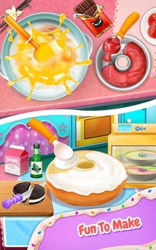 Sweet Donut Cake Maker游戲截圖5