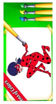 Coloring Book for Ladybug and Chat Noir run游戲截圖3