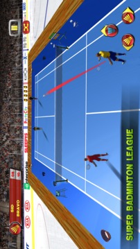 BSL Badminton Super League - HQ Badminton Game游戲截圖5