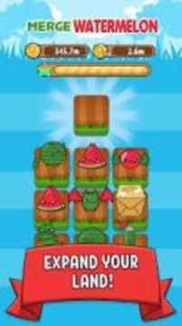 Merge Watermelon - Kawaii Idle Evolution Clicker游戲截圖2