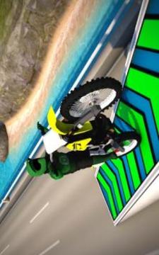Superhero Bike Tricky Stunt Racing Game游戲截圖4