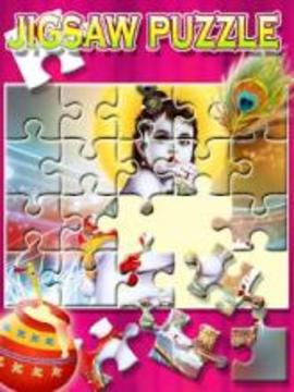 Radha Krishna Games : Gopi Krishna Jigsaw Puzzle游戲截圖5