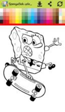 How to color sponge ( coloring book for sponge )游戲截圖5