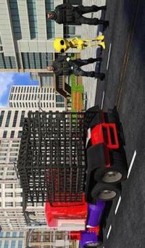 US Police Alien Transporter: Truck Game游戲截圖4