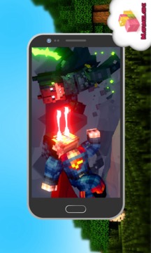 Mod Hero Super-Man MCPE游戲截圖1