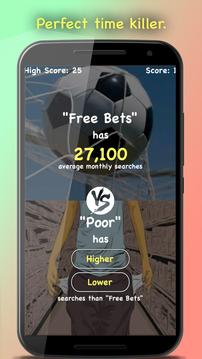 Higher Lower Quiz Game游戲截圖4